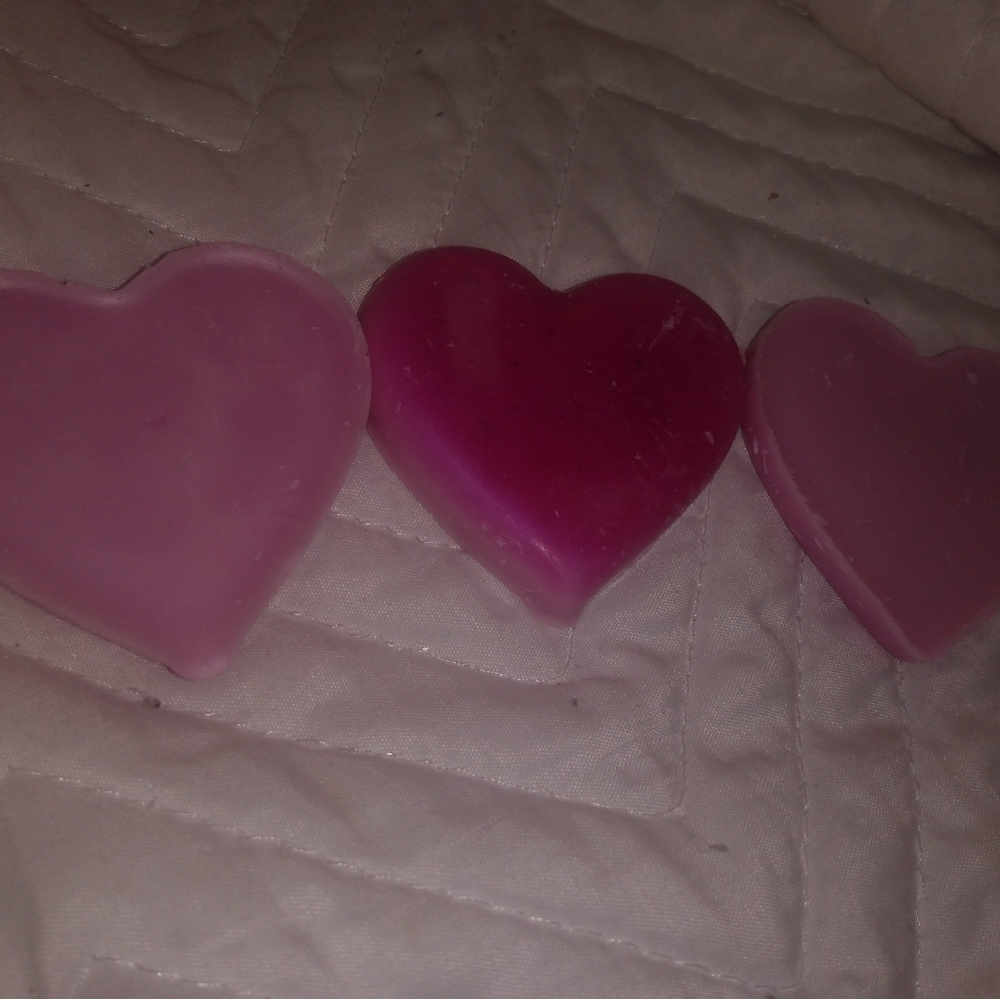 Heart scented wax melts